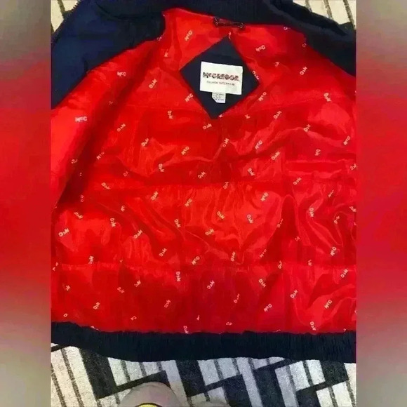 Vintage‎ Mcgregor Winter Men’s Bomber Jacket Navy Blue Size Large Excellent - Picture 9 of 15